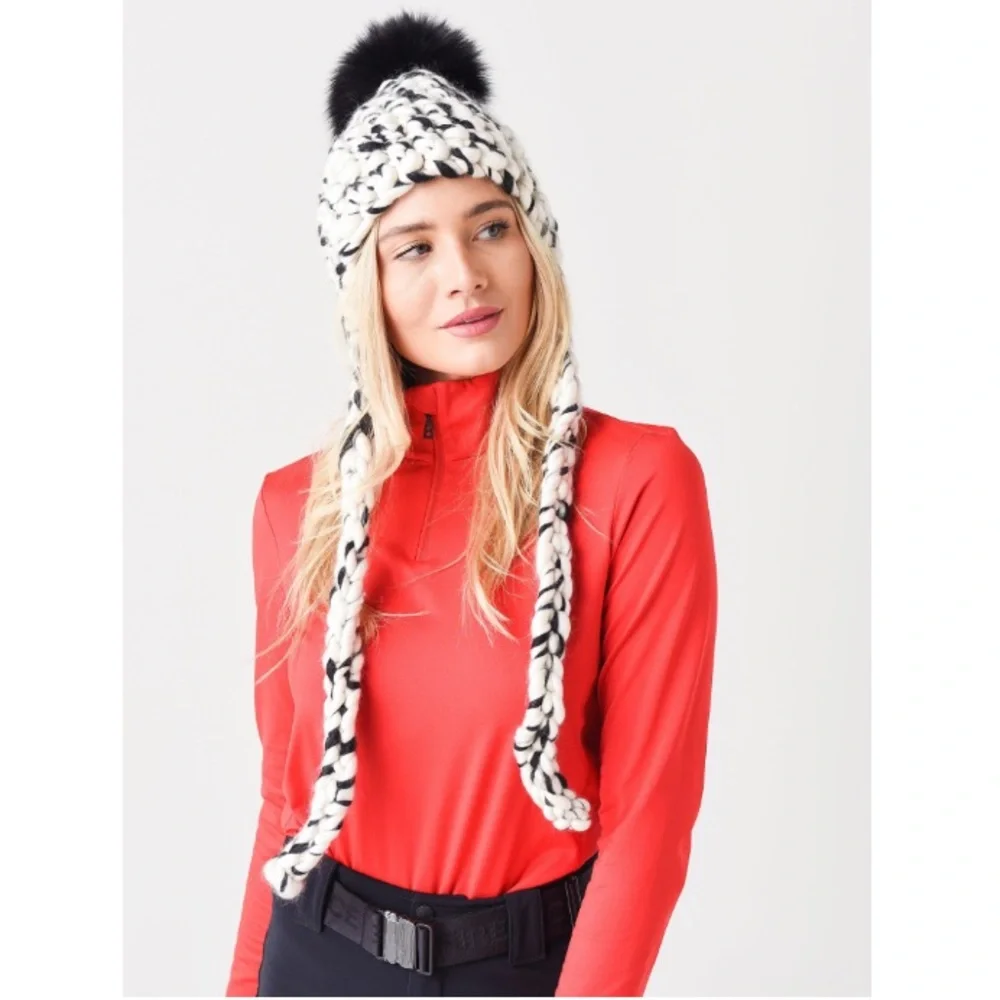 Mischa Lampert Nolita Hat White/Black Blend